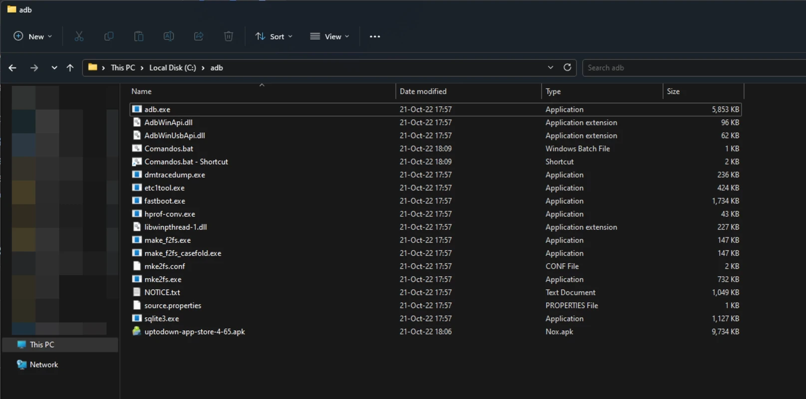 Windows Subsystem for Android (WSA) — 스크린샷 2